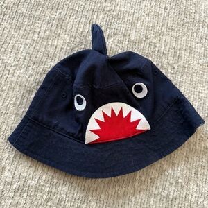 Gymboree‎ Shark Bucket Hat Navy Blue Cotton 2T–3T